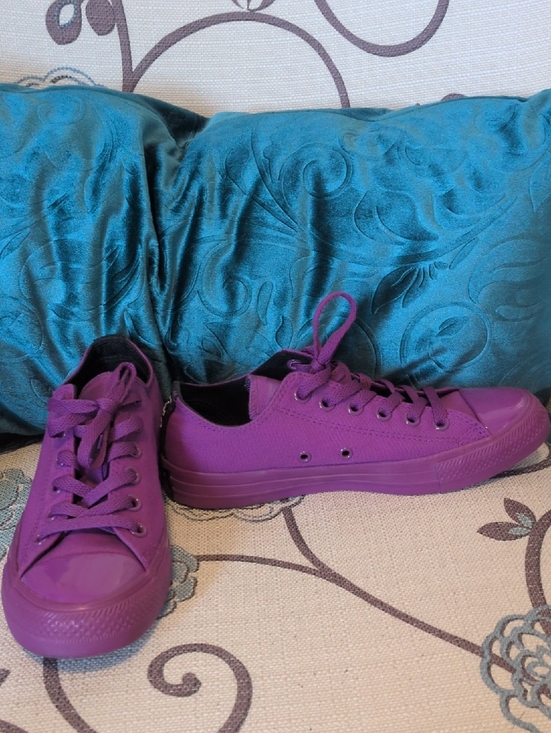 Converse Shoes - Converse O.P.I Women's Low-Top Canvas Sneakers in Purple